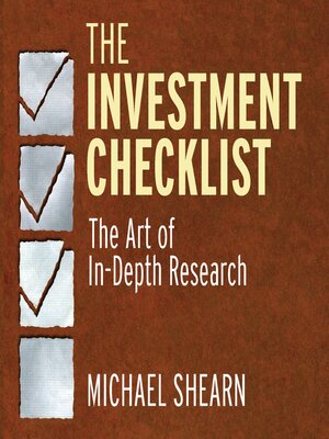 cover image of The Investment Checklist